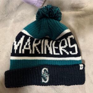 47 Brand Mariners Beanie - Teal and Black
